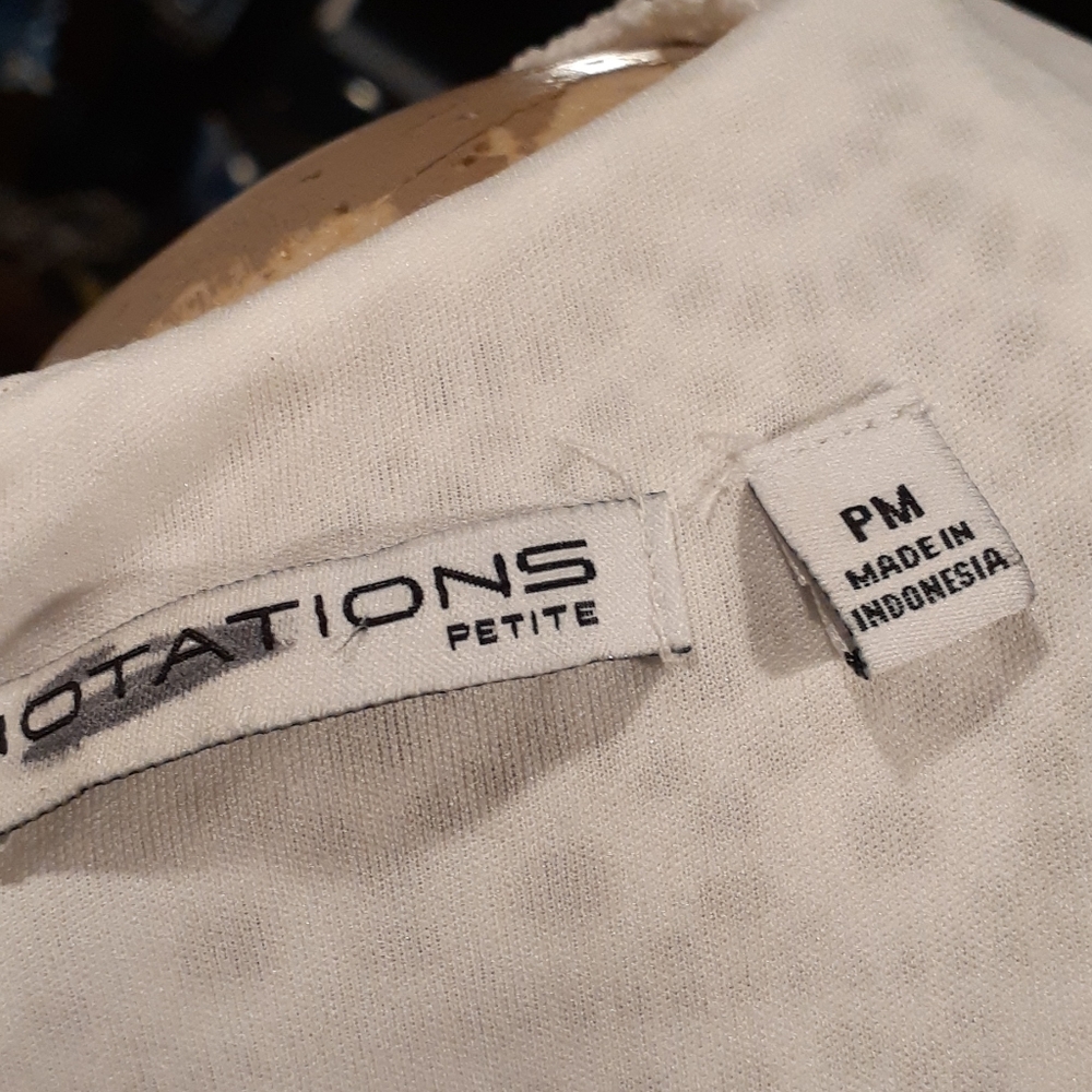 NWT Notations White LACEY Lined Dress Petite NWT - Picture 13 of 15